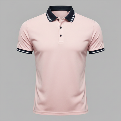 Men's Slim Fit Polo Shirt | Short Sleeve Casual Top