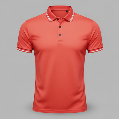 Men's Slim Fit Polo Shirt | Short Sleeve Casual Top