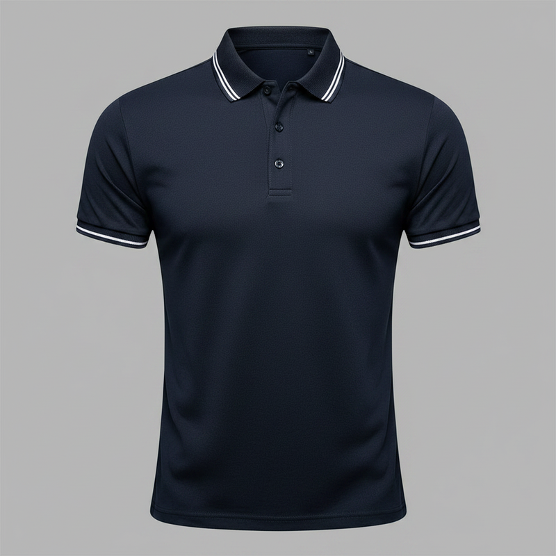 Men's Slim Fit Polo Shirt | Short Sleeve Casual Top