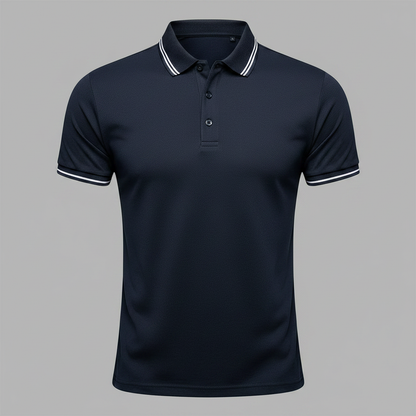 Men's Slim Fit Polo Shirt | Short Sleeve Casual Top