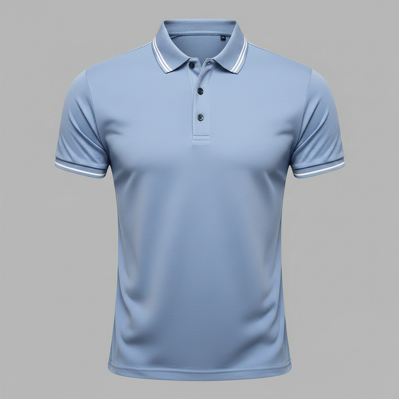 Men's Slim Fit Polo Shirt | Short Sleeve Casual Top