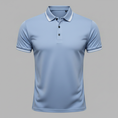 Men's Slim Fit Polo Shirt | Short Sleeve Casual Top