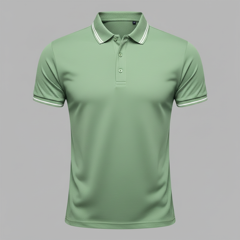 Men's Slim Fit Polo Shirt | Short Sleeve Casual Top