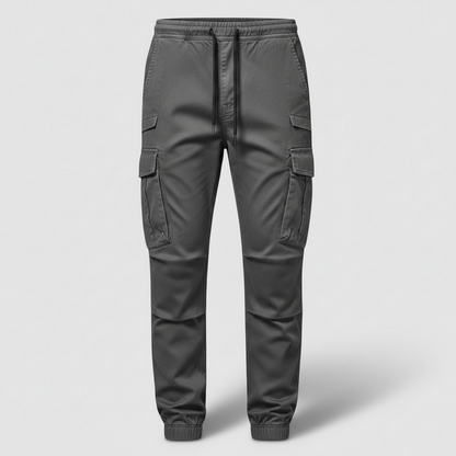 Men's Tactical Cargo Pants | Multi-Pocket Black Cargo Trousers