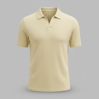 Men's Waffle Polo Shirt | Casual Summer Polo Shirts