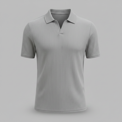 Men's Waffle Polo Shirt | Casual Summer Polo Shirts