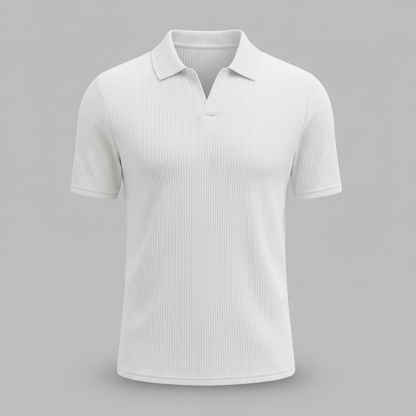 Men's Waffle Polo Shirt | Casual Summer Polo Shirts